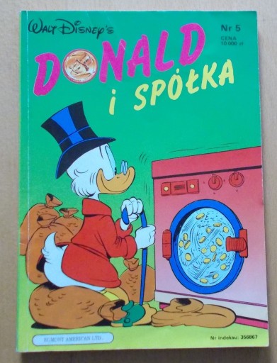 Zdjęcie oferty: DONALD I SPÓŁKA 1992 nr 5 stan bdb-