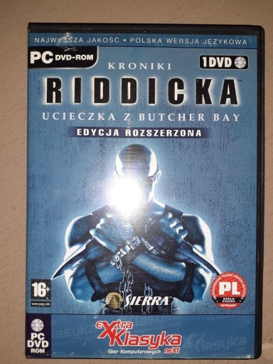 Zdjęcie oferty: Kroniki Riddicka Ucieczka z Butcher Bay PC DVD