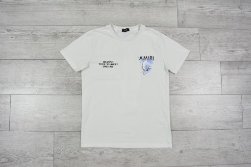 Zdjęcie oferty: Amiri Rainbow Dove Logo Elastyczna Koszulka T-Shirt Crew Rozmiar M