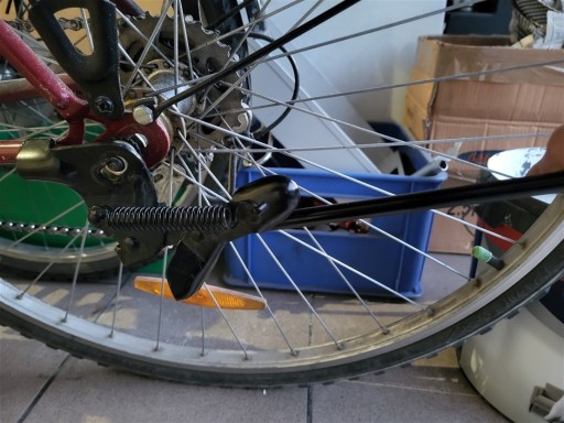 Zdjęcie oferty: Nóżka do roweru na tylne koło
