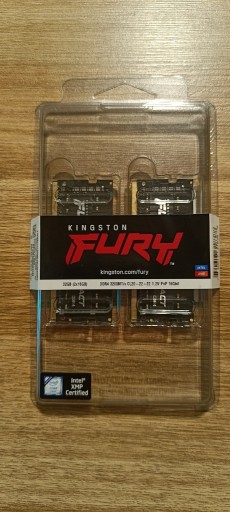 Zdjęcie oferty: Pamięć RAM Kingston 2x16Gb ddr4 3200mhz SODIMM laptop