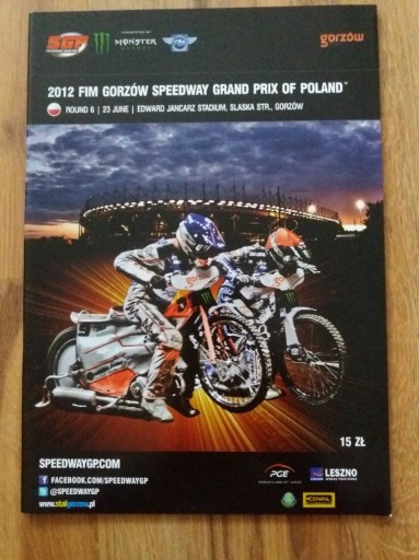 Zdjęcie oferty: Żużel program SGP Polski 2012 - Gorzów