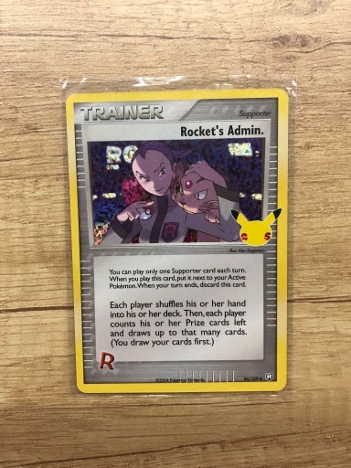 Zdjęcie oferty: Karta Pokemon Rocket's Admin celebrations 