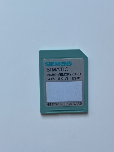 Zdjęcie oferty: Karta Siemens Simatic MMC 64kB 6ES7953-8LF20-0AA0