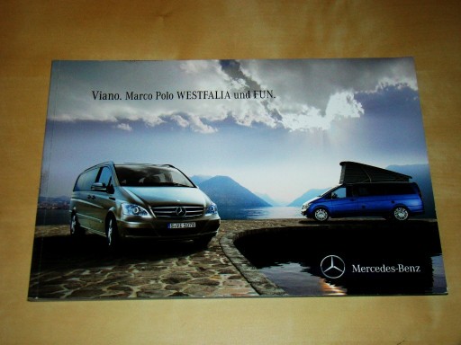 Zdjęcie oferty: Prospekt Mercedes Viano Marco Polo Westfalia & Fun