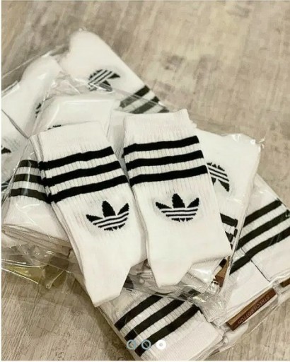 Zdjęcie oferty: Wysokie Skarpety Adidas biały rozmiar 36-39