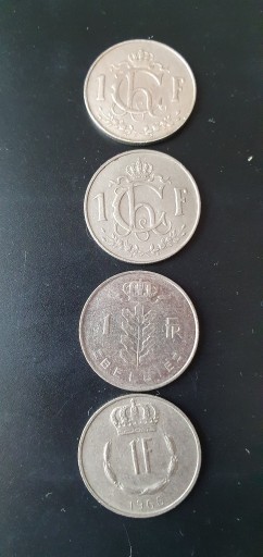 Zdjęcie oferty: Belgia 1 frank różne lata