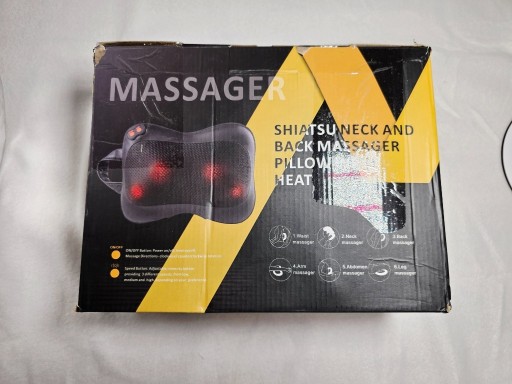 Zdjęcie oferty: Masażer karku i pleców Shiatsu z funkcją grzania