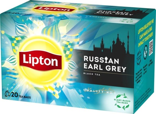 Zdjęcie oferty: Russian Earl Grey Herbata Lipton - 20 kopert 