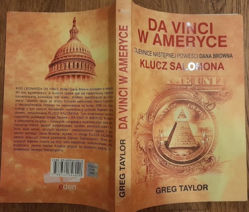 Zdjęcie oferty: Greg Taylor Da Vinci w Ameryce Klucz Salomona