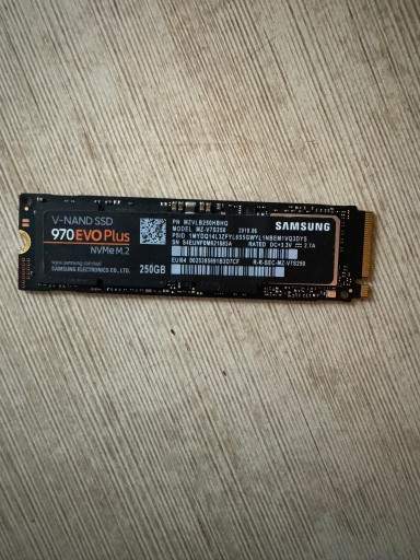 Zdjęcie oferty: Samsung SSD 970 Evo Plus 250GB