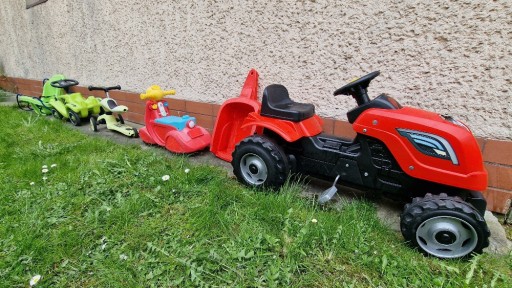 Zdjęcie oferty:  Zabawki autko bobby rowerek traktorek hulajnoga