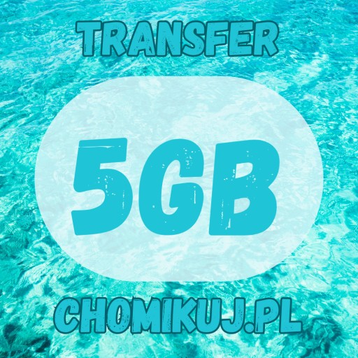 Zdjęcie oferty: TRANSFER CHOMIKUJ 5GB | AUTOMAT 24/7