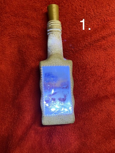 Zdjęcie oferty: Butelka led święta Boże Narodzenie sarny zima