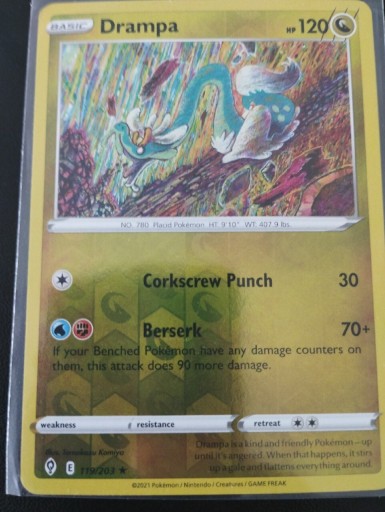 Zdjęcie oferty: Evolving Skies - Drampa rare Reverse Holo