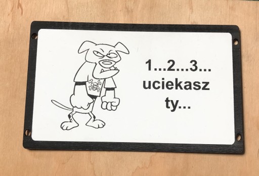 Zdjęcie oferty: Duży wybór tabliczki uwaga pies labrador, owczarek