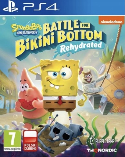 Zdjęcie oferty: SPONGEBOB KANCIASTOPORTY GRA PS4 DUBBING PL NOWA NA PŁYCIE PUDEŁKOWA