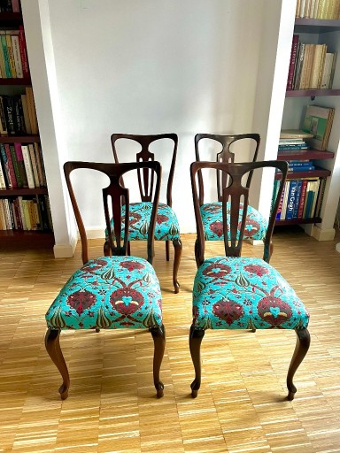 Zdjęcie oferty: Krzesła w stylu secesyjnym, 4 w komplecie, 2900 zł