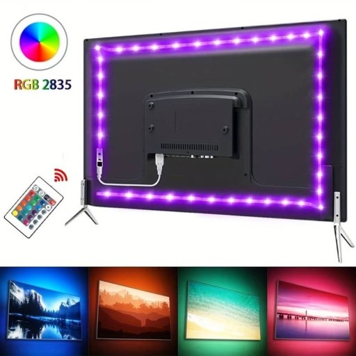 Zdjęcie oferty: Taśma Led USB do telewizora | RGB | 1 metr