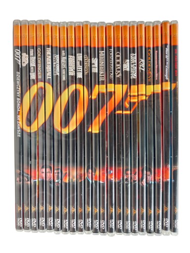 Zdjęcie oferty: 007 James Bond - kolekcja 21 filmów na DVD