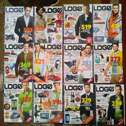 Zdjęcie oferty: LOGO magazyn kolekcja pierwsze numery na rynku! 