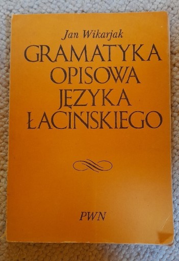 Zdjęcie oferty: Gramatyka opisowa języka łacińskiego