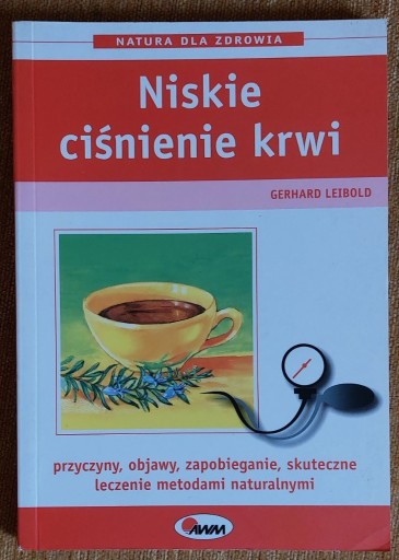 Zdjęcie oferty: niskie ciśnienie krwi poradni Książka