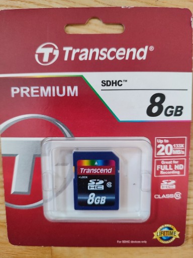 Zdjęcie oferty: Transcend 8 GB premium karta SDHC
