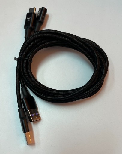 Zdjęcie oferty: Kabel USB-C magnetyczny w oplocie zestaw 2 szt. SK