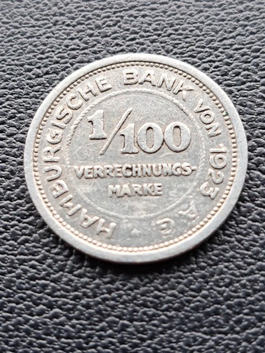 Zdjęcie oferty: NIEMCY 1/100 MARKI 1923