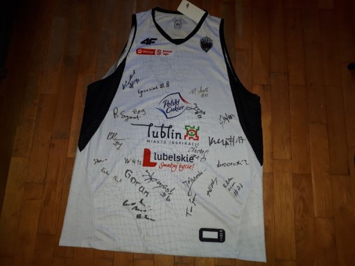 Zdjęcie oferty: Koszulka Start Lublin z autografami - 4F - XXL