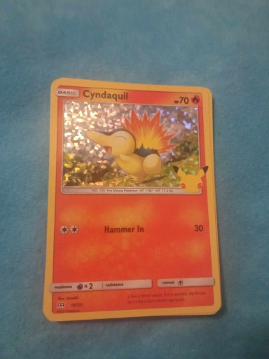 Zdjęcie oferty: Karta Pokemon TCG - MCD Cyndaquil HOLO (10/25)