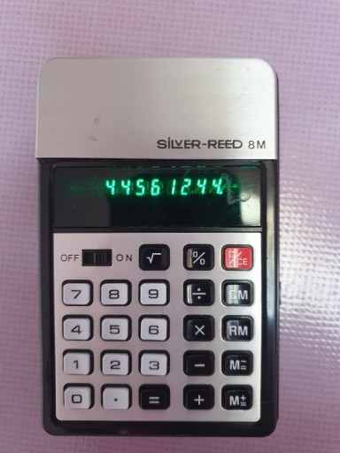 Zdjęcie oferty: Kolekcjonerski kalkulator Silver-Reed 8M