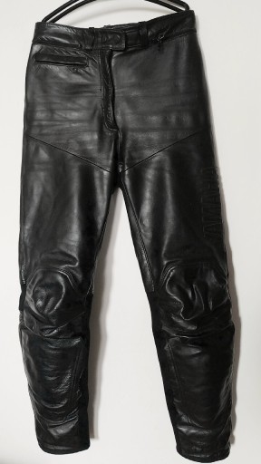 Zdjęcie oferty: Spodnie skórzane motocyklowe damskie YAMAHA r.44