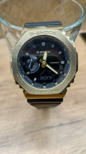 Zdjęcie oferty: Zegarek Casio G-Shock GM-2100G-1A9ER czarno-złoty