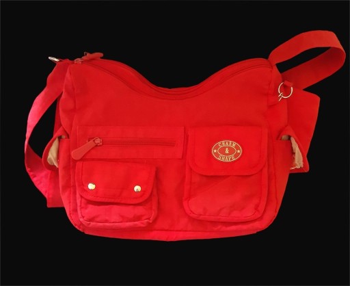 Zdjęcie oferty: czerwona torba na ramie 