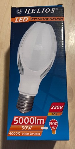 Zdjęcie oferty: Żarówka LED Helios 50W/230V E40 4000K 5000lm