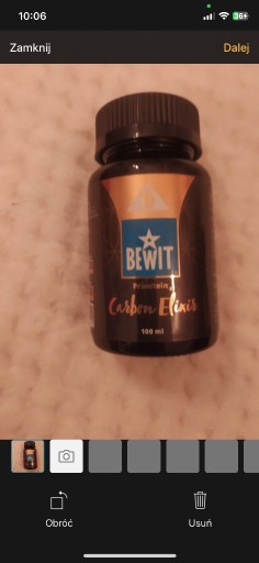 Zdjęcie oferty: Bewit Carbon elixir prowtein nowy 100ml