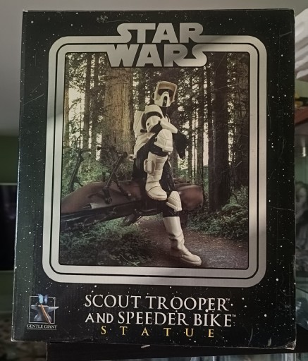 Zdjęcie oferty: Star Wars Scout trooper speeder bike Gentle Giant 