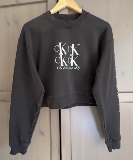 Zdjęcie oferty: Calvin Klein bluza damska M czarna/ logo