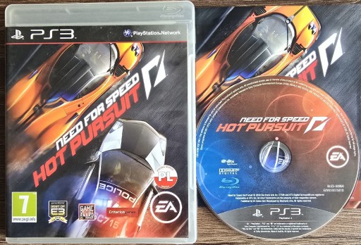 Zdjęcie oferty: Need for Speed Hot Pursuit na PS3. Komplet 3xPL.