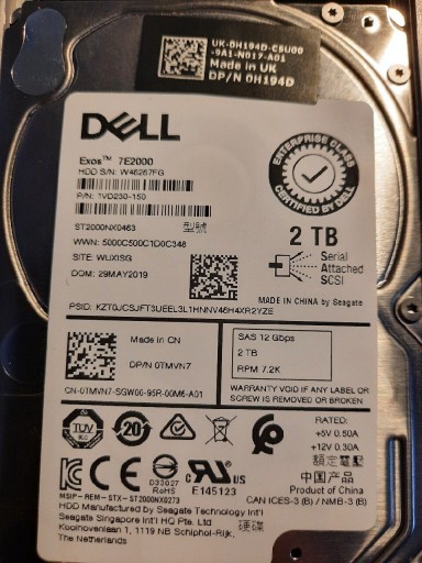 Zdjęcie oferty: Dyski  Hdd /serwerowe /sanki/kieszonki 