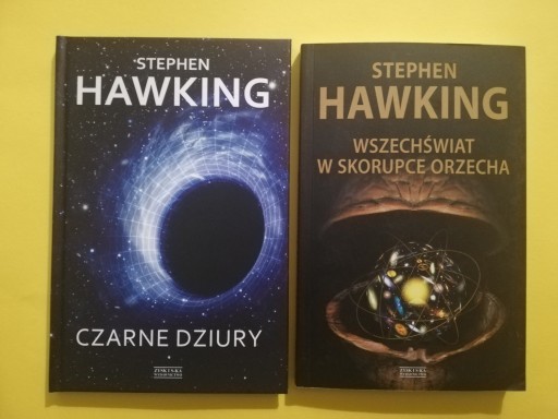 Zdjęcie oferty: Hawking x 2  Czarne dziury + Wszechświat w skorupc