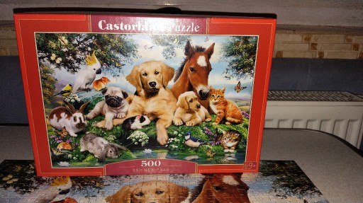 Zdjęcie oferty: PUZZLE 500 UKŁADANKA KOTY PSY KONIE PTAKI ZAJĄCE ZWIERZĘTA DOMOWE 9+ CASTOR