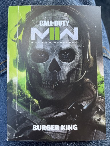 Zdjęcie oferty: Call of Duty: Modern Wardare II - Burger King Skin