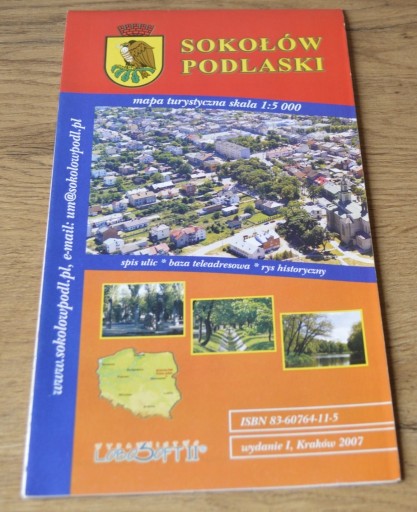 Zdjęcie oferty: mapa Sokołów Podlaski -- 2007