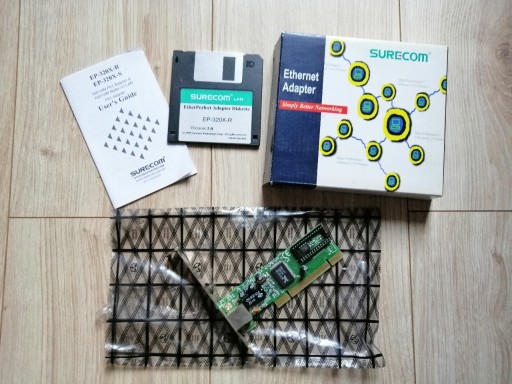 Zdjęcie oferty: Karta sieciowa SURECOM 10/100 Mbps LAN RJ-45 Retro