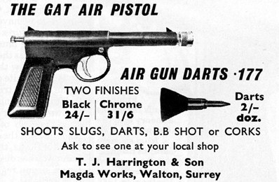 Zdjęcie oferty: Pistolet pneumatyczny GAT AIR TJ Harrington & Sons