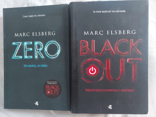 Zdjęcie oferty: Marc Elsberg - Black Out i Zero dwie książki 