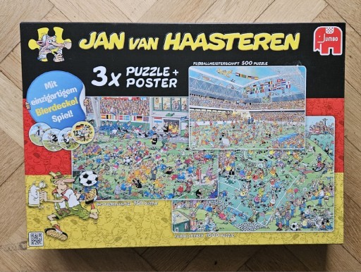 Zdjęcie oferty: Puzzle 1000 + 750 + 500 el. HAASTEREN Piłka nożna!